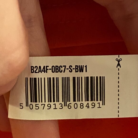 Gymshark Training Long Sleeve Crop Top Small Burnt Orange Athleisure Workout - Picture 2 of 8